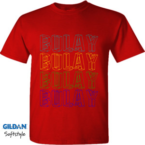 Kaos Pria TWO tone - RED mango