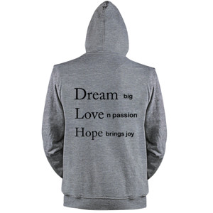 Jaket Hoodie Arjuna dalam Mimpi Cinta Harapan