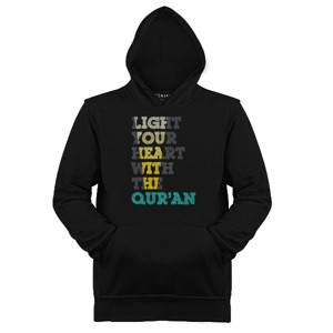 Jaket Hoodie Light Your Heart With The Quran