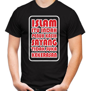 Kaos ISLAM ITU INDAH