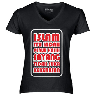 Kaos ISLAM ITU INDAH 