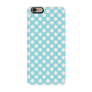 Polka Dot Sky Blue White Casing HP