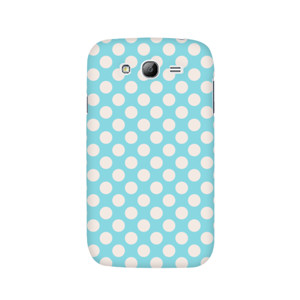 Polka Dot Sky Blue White Casing HP