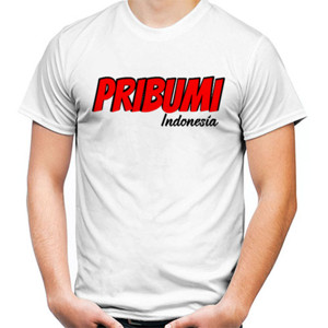Kaos PRIBUMI INDONESIA