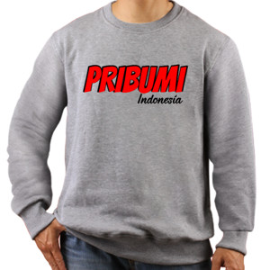 Jaket Sweater PRIBUMI INDONESIA
