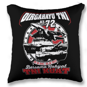 Bantal Dirgahayu TNI Ke 72 - Red