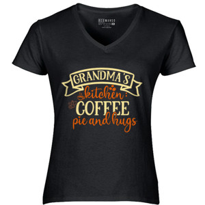 Kaos Grandmas kitchen  coffee, pie and hugs