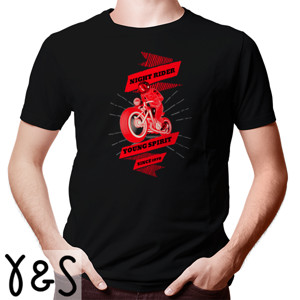 Kaos Kaos Tema Motor - Night Rider