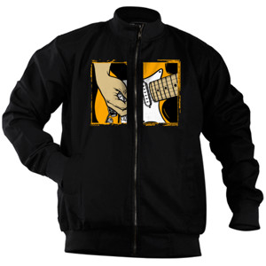 Jaket Bomber Lets play guitar