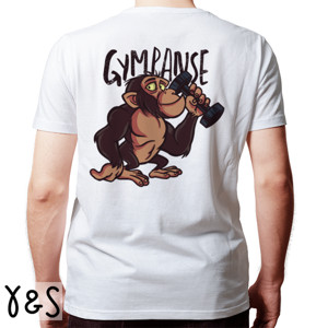Kaos Gympanzee Cartoon