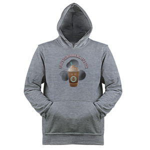 Jaket Hoodie Kaos Cewek Tema Es Kopi Di Gelas Plastik(Boba)