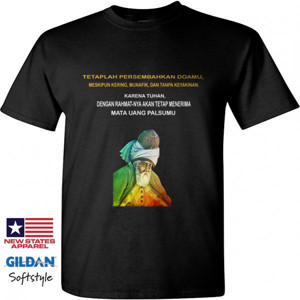 Kaos Tetaplah Berdoa Meski Tanpa Keyakinan -Rumi-