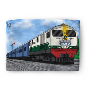 Sarung Bantal Bantal bludru KA Bima PJKA