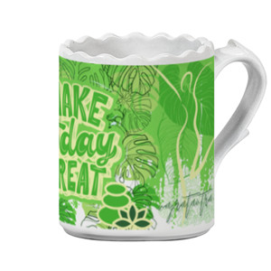 Mug Mug Monstera Flower - Make Today Great!