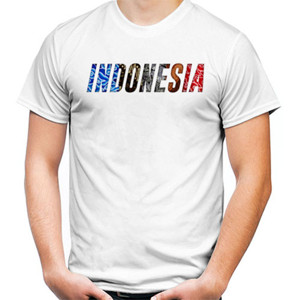 Kaos Indonesia - Batik Overlay