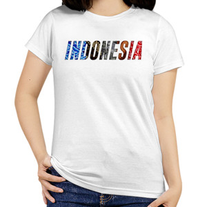 Kaos Indonesia - Batik Overlay