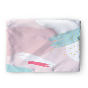 Sarung Bantal Colorful memphis design background vector