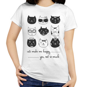 Kaos Cats make me happy