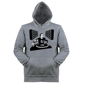 Jaket Hoodie DJ Black And White  