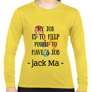 Kaos What Jack Ma Says inspirasi motivasi kata bijak