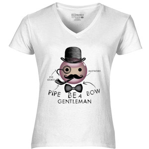 Kaos Hipster Gentleman