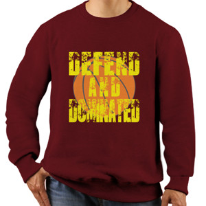 Jaket Sweater Defend And Dominated