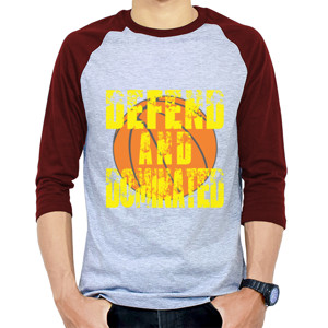 Kaos Raglan Defend And Dominated