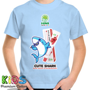 Kaos PGH Anak Strawberry Cute Shark