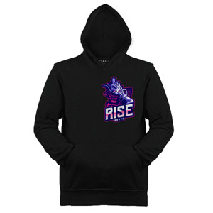 Jaket Hoodie Rise Above Kaos Santai Keren