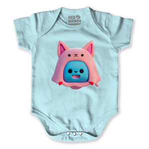 Baby Jumper Kaos Kucing Pakai Hoodie Kucing Lucu