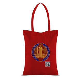 Tas Tote Front&Back ST. BENEDICT MEDAL