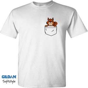 Kaos Tupai Lucu Kawaii Pecinta Hewan