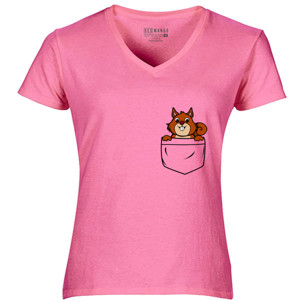 Kaos Tupai Lucu Kawaii Pecinta Hewan