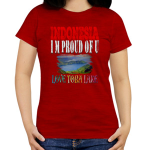 Kaos IndonesiaImProudofU-Danau Toba2