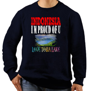 Jaket Sweater IndonesiaImProudofU-Danau Toba2