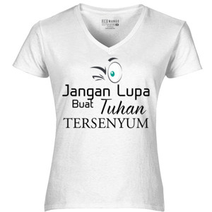 Kaos Jangan Lupa buat tersenyum