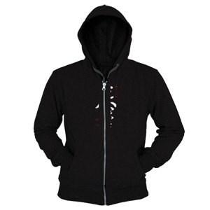 Hoodie Zipper JOY OF LIFE QIN YU NAN DARK