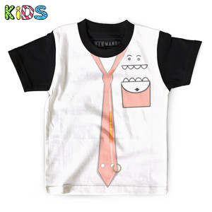 Kaos Anak Full-Print Tie