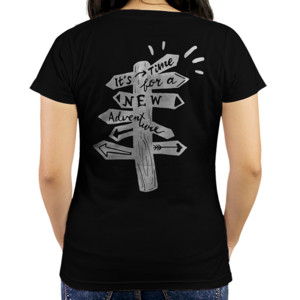 Kaos Time For New Adventure - Girl - Black