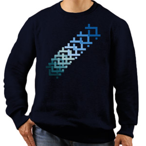 Jaket Sweater Gradasi kotak...