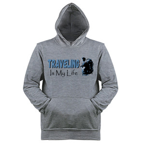 Jaket Hoodie Traveling