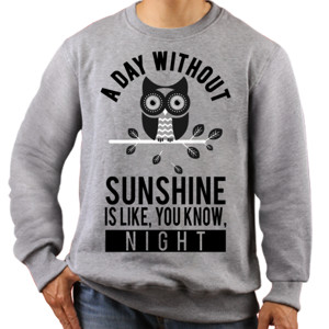 Jaket Sweater A DAY WITHOUT SUNSHINE