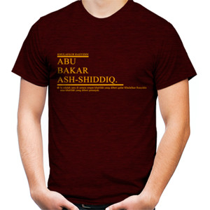 Kaos ABU BAKAR ASH-SHIDIQ BY MUNTAZ APPAREL
