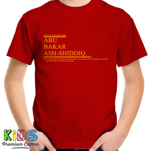 Kaos ABU BAKAR ASH-SHIDIQ BY MUNTAZ APPAREL