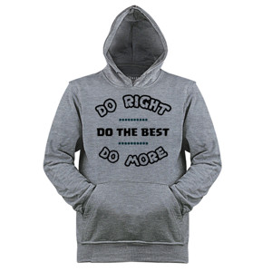 Jaket Hoodie Do Right The Best More