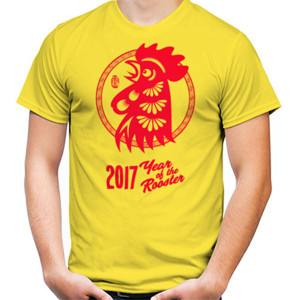 Kaos 2017 YEAR OF THE ROOSTER TAHUN BARU IMLEK