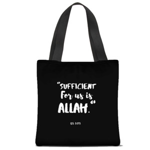Tas Tote Fullprint DAKWAH|SUFFICIENT FOR US IS ALLAH