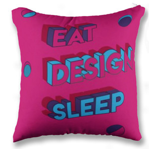 Bantal Eat, Design, Sleep 