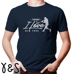 Kaos Yeah I Love New York Baseball