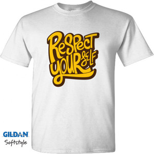 Kaos Tipografi Respect Yourself